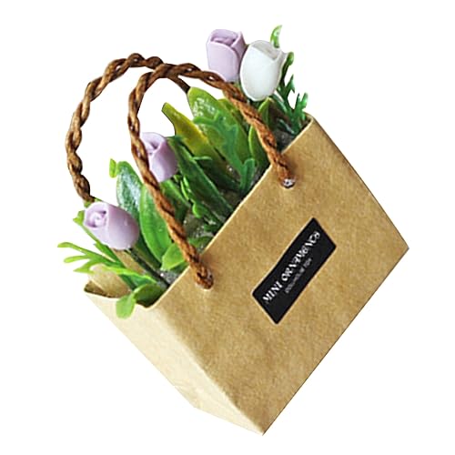 SOPOTUTU Dekorative Miniaturblumen Vase Mit Tulpen Deko Für Puppenhaus Und Miniatur Landschaften Für Bastelprojekte Kleine Tischdekoration Für Zuhause Blumenmodell Für Kreative SOPOTUTU Dekorative Miniaturblumen Vase Mit Tulpen Deko Für Puppenhaus Und Miniatur Landschaften Für Bastelprojekte Kleine Tischdekoration Für Zuhause Blumenmodell Für Kreative von SOPOTUTU
