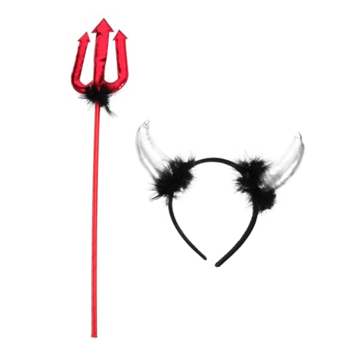 SOPOTUTU Devil Horn Stirnband Teiliges Halloween Haarreif Teufel Hörner Kopfschmuck Bequem Leicht für Kostümfeste Karneval Verkleidung Party SOPOTUTU Devil Horn Stirnband Teiliges Halloween Haarreif Teufel Hörner Kopfschmuck Bequem Leicht für Kostümfeste Karneval Verkleidung Party von SOPOTUTU