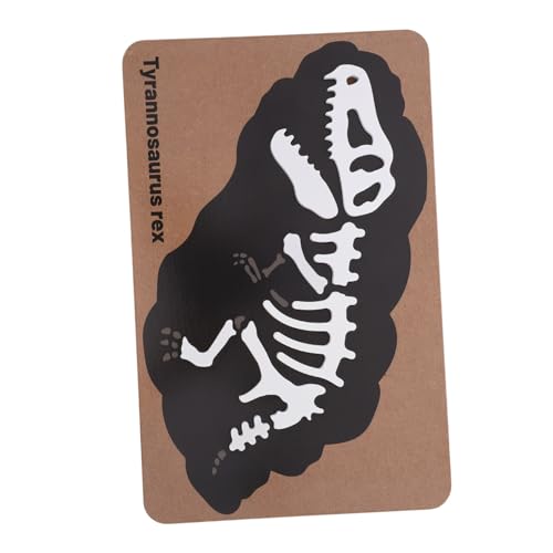 SOPOTUTU Dinosaur Fossil Puzzle aus Holz Lernspielzeug für Jahren Fördert Kreativität und Problemlösungsfähigkeiten mit Dinosaurier Skelett Motiven von SOPOTUTU