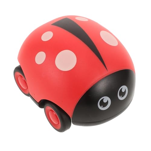 SOPOTUTU Doppelte Aufziehautos für Kleinkinder Reibungsbetriebene Mini Spielzeuge in Marienkäfer Design Kleine Autos als Partygeschenke Interaktives Lernspielzeug für Junge Mädchen von SOPOTUTU