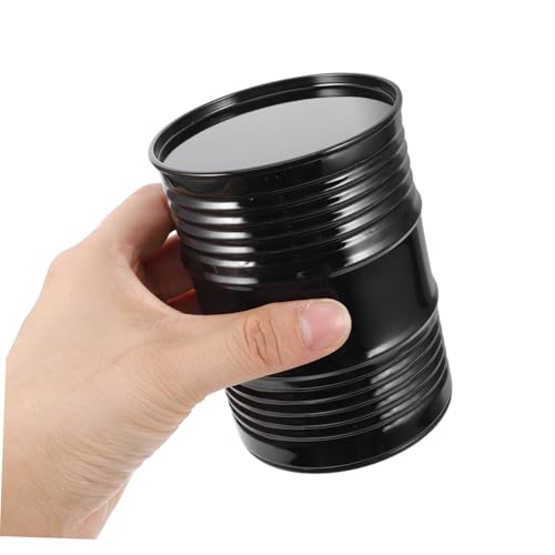 SOPOTUTU Doppelwandiger Metall Würfelbecher mit Öltonnen Design Robuster Würfelhalter für Ktv Bar und Party Langlebig Kompakt für Brettspiele und Unterhaltung von SOPOTUTU