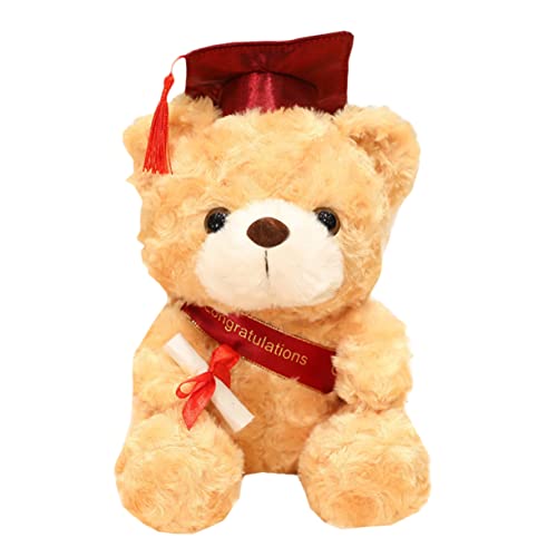 SOPOTUTU Dr. Bärenpuppe Grad Spielzeugbären Abschlussfigur 2022 Abschluss Ausgestopfte Bären Süße Stofftiere Abschlussbärenpuppe Kuscheltier Zum Bachelor Plüsch Hellbraun SOPOTUTU Dr. Bärenpuppe Grad Spielzeugbären Abschlussfigur 2022 Abschluss Ausgestopfte Bären Süße Stofftiere Abschlussbärenpuppe Kuscheltier Zum Bachelor Plüsch Hellbraun von SOPOTUTU