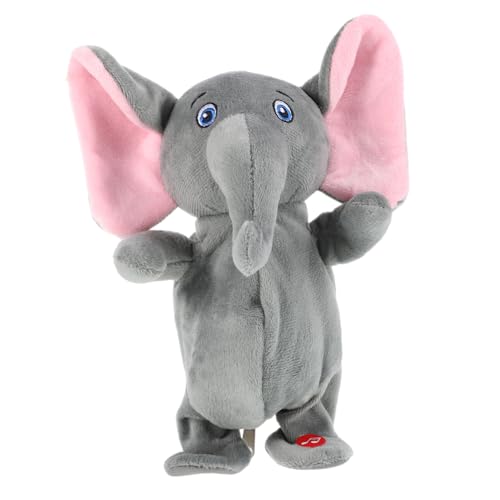 SOPOTUTU Elefantenpuppe Elefant Kuscheltier Elefant interaktives Elefantenspielzeug musikalisches Elefantenspielzeug Elefantenfigur ausgestopfter Elefant Plüsch Grey SOPOTUTU Elefantenpuppe Elefant Kuscheltier Elefant interaktives Elefantenspielzeug musikalisches Elefantenspielzeug Elefantenfigur ausgestopfter Elefant Plüsch Grey von SOPOTUTU