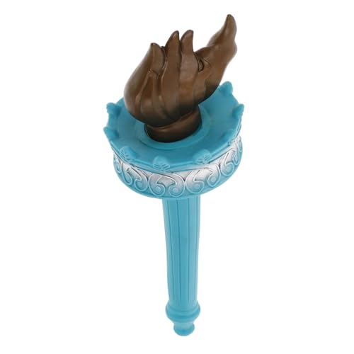 SOPOTUTU Fackel Kopfschmuck Fugen Stirnband Krone Kirsche Dekokissen Raumdekor Plüsch Kellenfinder Fliesenabstandshalter Parkett Vampir Kopfschmuck Freiheitsstatue Souvenir von SOPOTUTU