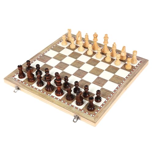 SOPOTUTU Faltbares Schachspiel International Chess Spielbrett Tragbares Leichtes Schachbrett für Anfänger Reise Schachspiel mit Stabiler Konstruktion SOPOTUTU Faltbares Schachspiel International Chess Spielbrett Tragbares Leichtes Schachbrett für Anfänger Reise Schachspiel mit Stabiler Konstruktion von SOPOTUTU