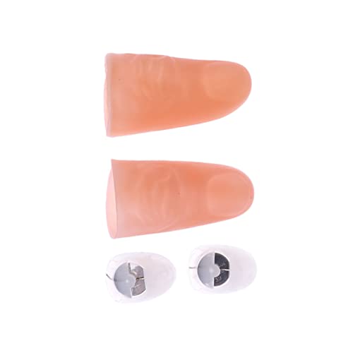 SOPOTUTU Fingerlichtspielzeug Halloween Finger Lampe Daumenlicht Tricklichtstütze Party-Fake-Finger-Requisiten Spielzeugwerkzeug für Fingerstreiche LED Trick leicht von SOPOTUTU
