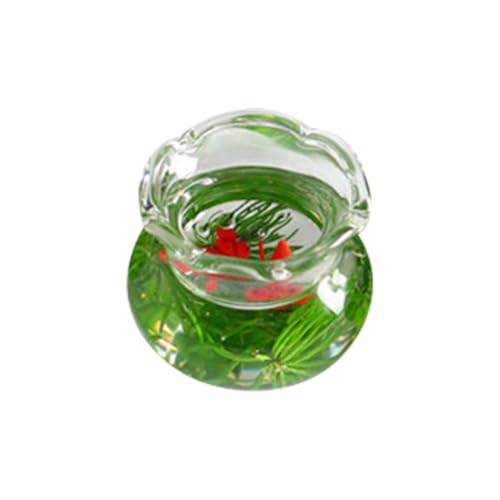 SOPOTUTU Fischglas Dekoration Realistisches Aquarium Ornament für Kinderzimmer Mini Zubehör für Kreative Szenen mit Fisch Sichere Materialien Handgefertigt SOPOTUTU Fischglas Dekoration Realistisches Aquarium Ornament für Kinderzimmer Mini Zubehör für Kreative Szenen mit Fisch Sichere Materialien Handgefertigt von SOPOTUTU