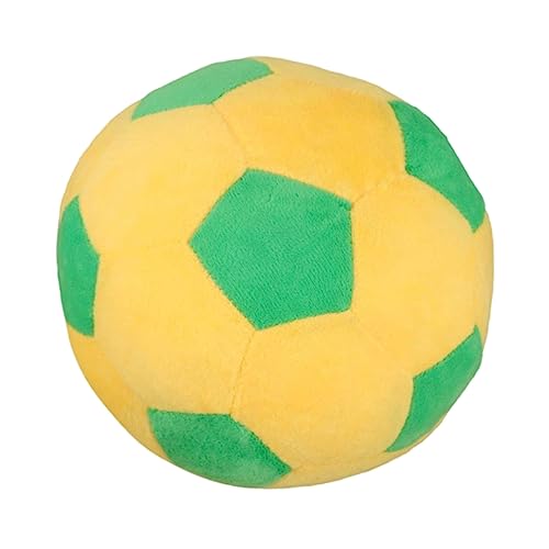 SOPOTUTU Flauschiges Fußball Plüschtier für Gelb Grün zur Dekoration des Kinderzimmers Fördert Entwicklung von Kleinen Fußballfans SOPOTUTU Flauschiges Fußball Plüschtier für Gelb Grün zur Dekoration des Kinderzimmers Fördert Entwicklung von Kleinen Fußballfans von SOPOTUTU