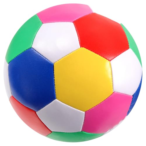 SOPOTUTU Fußballspielzeug Weicher Leichter Fußball Für Drinnen Und Draußen Fördert Teamwork Und Balance Für Jahren Farbenfrohes Design von SOPOTUTU