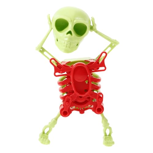 SOPOTUTU Gedrucktes Mechanisches Tanz Skelettspielzeug für Buntes Uhrwerkspiel Glatte Oberfläche Lustiges Halloween Skelett für Partyspaß und Geschenkideen SOPOTUTU Gedrucktes Mechanisches Tanz Skelettspielzeug für Buntes Uhrwerkspiel Glatte Oberfläche Lustiges Halloween Skelett für Partyspaß und Geschenkideen von SOPOTUTU