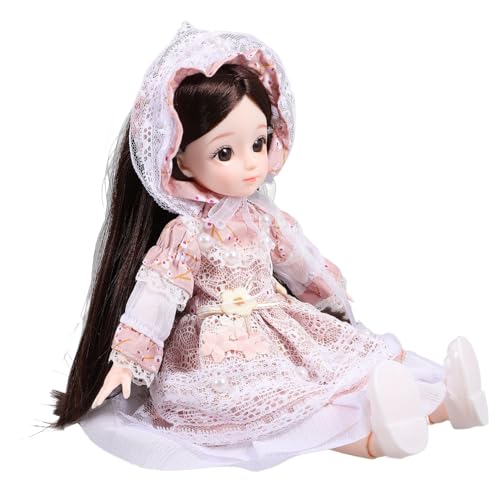 SOPOTUTU Gelenkpuppe Im Hawaii Stil Reborn Babypuppen Mädchen Prinzessin Kleine Kinderkleidung Unsere Bjd Puppe Als Lebendige Bjd Puppe Bjd Puppe Mit Kleidungszubehör von SOPOTUTU