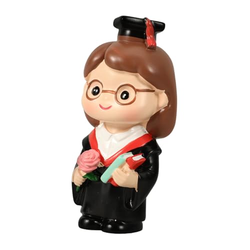 SOPOTUTU Graduation Cake Topper Resin Ornament Abschlussfeier Tortendeko Niedliche Doktorin Figur Kuchen Deko Party Dessert Dekoration für Backen und Feiern SOPOTUTU Graduation Cake Topper Resin Ornament Abschlussfeier Tortendeko Niedliche Doktorin Figur Kuchen Deko Party Dessert Dekoration für Backen und Feiern von SOPOTUTU