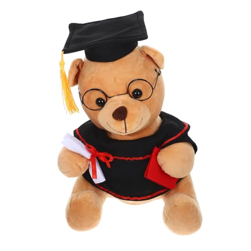 SOPOTUTU Graduierungsplüschbär Niedliches Stofftier mit Brille Perfektes zur Einschulung für Schulabschluss Personalisierbar Süßer Begleiter für Unvergessliche Erinnerungen SOPOTUTU Graduierungsplüschbär Niedliches Stofftier mit Brille Perfektes zur Einschulung für Schulabschluss Personalisierbar Süßer Begleiter für Unvergessliche Erinnerungen von SOPOTUTU