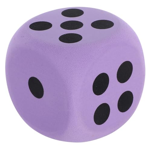 SOPOTUTU Großer Eva Schaumstoffwürfel mit Klaren Zahlenpunkten Leichtes Rundes Spielwürfel für Partyspiele Lernspielzeug für Tischspiele Vielseitig für Indoor und Outdoor Aktivitäten von SOPOTUTU
