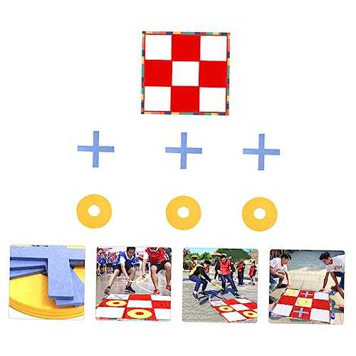 SOPOTUTU Großes Outdoor Indoor DREI Gewinnt Spielset Strapazierfähiges Reisefreundliches Brettspiel für Erwachsene Einfach zu Montieren Langlebiges Familienspiel für Drinnen und Draußen von SOPOTUTU