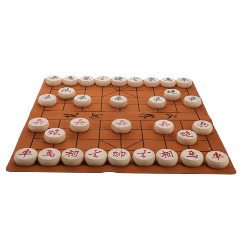 SOPOTUTU Großes Tragbares Chinesisches Schachspiel aus Holz Figuren für Anfänger Spielabende und Reisen Fördert Strategisches und Planung SOPOTUTU Großes Tragbares Chinesisches Schachspiel aus Holz Figuren für Anfänger Spielabende und Reisen Fördert Strategisches und Planung von SOPOTUTU