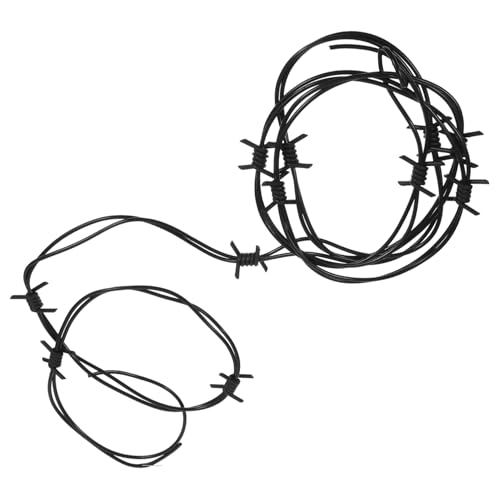 SOPOTUTU Halloween Deko Stacheldraht Barbed Wire Dekoration Gruselige Party Deko für Haunted House Party Halloween Geburtstag Draußen SOPOTUTU Halloween Deko Stacheldraht Barbed Wire Dekoration Gruselige Party Deko für Haunted House Party Halloween Geburtstag Draußen von SOPOTUTU