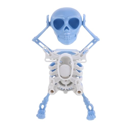 SOPOTUTU Halloween Deko Tanzendes Skelett Wind Up Kunststoff Figur Nachtleuchtend Blau Für Auto Schreibtisch Und Regal Gruselige Halloween Figurines SOPOTUTU Halloween Deko Tanzendes Skelett Wind Up Kunststoff Figur Nachtleuchtend Blau Für Auto Schreibtisch Und Regal Gruselige Halloween Figurines von SOPOTUTU