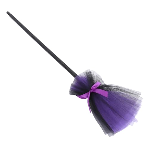 SOPOTUTU Halloween Hexenbesen Dekoration Hexen Kostüm Requisite für Party Cosplay Bühnenauftritt für Halloween Fest SOPOTUTU Halloween Hexenbesen Dekoration Hexen Kostüm Requisite für Party Cosplay Bühnenauftritt für Halloween Fest von SOPOTUTU