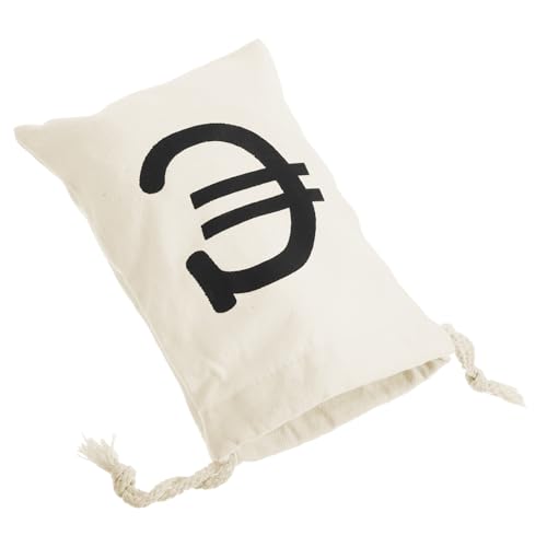 SOPOTUTU Halloween Piraten Schatzbeutel aus Canvas Kleine Kordelzug Münztasche für Süßigkeiten und Schmuck Wiederverwendbarer Partybeutel mit Besonderem Muster für Festliche Deko von SOPOTUTU