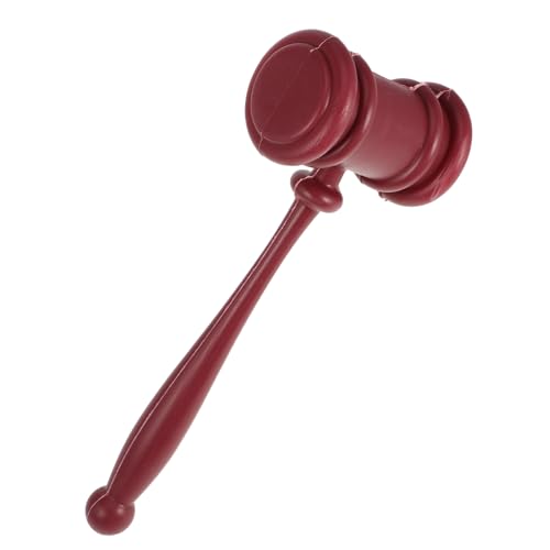 SOPOTUTU Halloween Richterhammer Kostümzubehör Leichtes Gerichtshammer Requisite für Halloween Party Gerichtssaal für Theater Aufführungen und Verkleidung von SOPOTUTU