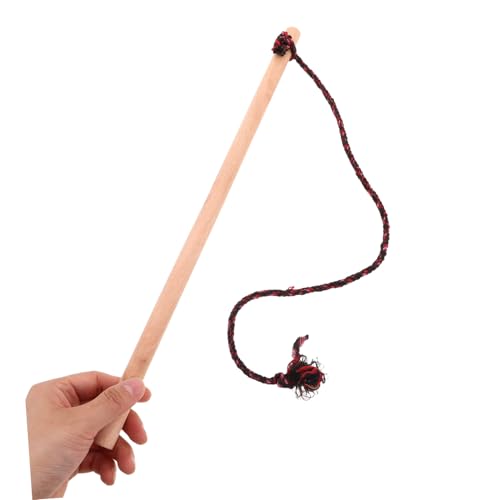SOPOTUTU Handgefertigter Holzspielzeug mit Schnur Robustes Outdoor Erwachsene Traditionelles Fitnessspiel Langlebiger Holzdreher für Bewegung und Freizeitspaß von SOPOTUTU