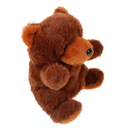 SOPOTUTU Handpuppe Bär Plüschspielzeug Realistisches Handpuppenspielzeug Interaktives Geschichtenerzählen Für Kreatives Lernspielzeug von SOPOTUTU