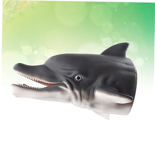 SOPOTUTU Handpuppe Delfin aus Sicherem Material Realistische Meeresfigur Interaktives Rollenspielspielzeug für Fördert Kreativität und Vorstellungskraft für Jungen und Mädchen von SOPOTUTU