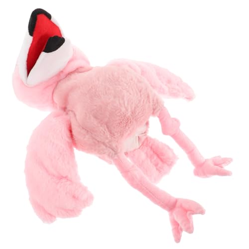 SOPOTUTU Handpuppe Flamingo Plüsch Interaktive Geschichtenerzähl Für Lustige Vogel Handpuppe Aus Weichem Material Rollenspiele Und Kreative Unterhaltung von SOPOTUTU