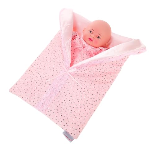 SOPOTUTU Handpuppenspielzeug Babypuppe Babygeschenk Puppen für puppenzubehör Lernspielzeug für Kleinkinder Marionette Plüschtier Handpuppe Plüschtier Tierpuppen weiches Gummi Rosa von SOPOTUTU