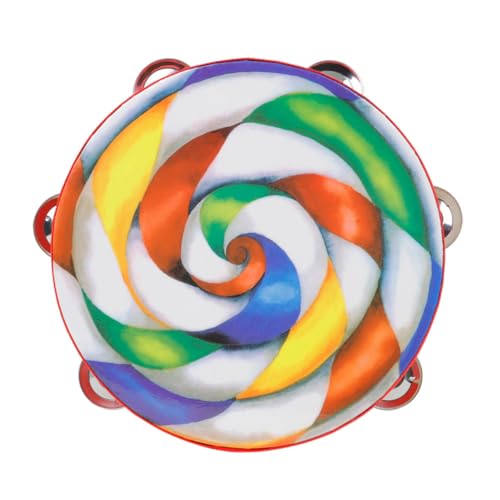 SOPOTUTU Handtrommel in Buntem Lollipop Design Einreihiges Percussion für Fördert Greiffähigkeit und Musikalisches Lernen Langlebig und Kindgerecht Gestaltet SOPOTUTU Handtrommel in Buntem Lollipop Design Einreihiges Percussion für Fördert Greiffähigkeit und Musikalisches Lernen Langlebig und Kindgerecht Gestaltet von SOPOTUTU