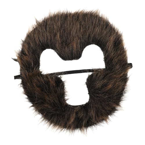 SOPOTUTU Herrenbart-verkleidung Cosplay Gefälschter Bart Falscher Vollgesichtsbart Falsche Schnurrbärte Realistischer Falscher Vollbart Halloween-bart Für Männer Plüschtuch Brown SOPOTUTU Herrenbart-verkleidung Cosplay Gefälschter Bart Falscher Vollgesichtsbart Falsche Schnurrbärte Realistischer Falscher Vollbart Halloween-bart Für Männer Plüschtuch Brown von SOPOTUTU
