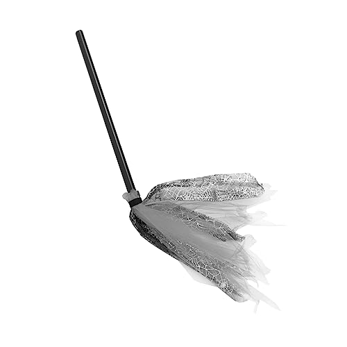 SOPOTUTU Hexenbesen für Halloween Dekoration Requisiten Leichtes mit Spinnennetz für Kostümpartys Karneval und Halloween Events SOPOTUTU Hexenbesen für Halloween Dekoration Requisiten Leichtes mit Spinnennetz für Kostümpartys Karneval und Halloween Events von SOPOTUTU