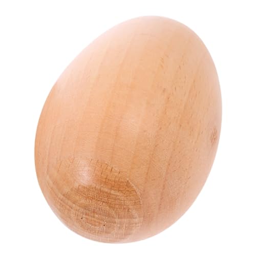 SOPOTUTU Hölzerne Sandeier Musikinstrumente Percussion-musikeier Aus Holz Musikalisches Ei Musikinstrumente Für Vorschulkinder Musikpädagogisches Kleine Holzeier Khaki von SOPOTUTU