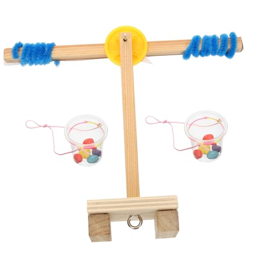 SOPOTUTU Holz Balance Modell Bausatz DIY Wissenschaftliches Experimentierspielzeug für Grundschule Lernspiel Handgeschick Sicheres Material Pädagogisches für Jungen und Mädchen von SOPOTUTU