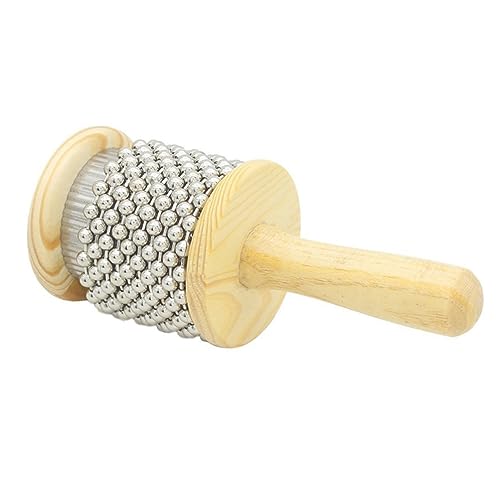 SOPOTUTU Holz Cabasa Shaker Musikinstrument für Rhythmus und Musiktherapie für Vorschule und Spielerisches Lernen von SOPOTUTU
