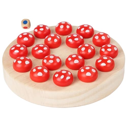 SOPOTUTU Holz Memory Schachspiel für Kleinkinder Intelligentes Lernspielzeug zur Gedächtnisentwicklung Buntes Montessori Denkspiel Familienfreundliches Brettspiel für Ab Jahren von SOPOTUTU