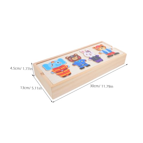 SOPOTUTU Holz Tier Anziehpuzzle Pädagogisches Holzspielzeug mit Abgerundeten Kanten Fördert Kreativität und Vorstellungskraft für Jungen und Mädchen Ab Jahren SOPOTUTU Holz Tier Anziehpuzzle Pädagogisches Holzspielzeug mit Abgerundeten Kanten Fördert Kreativität und Vorstellungskraft für Jungen und Mädchen Ab Jahren von SOPOTUTU