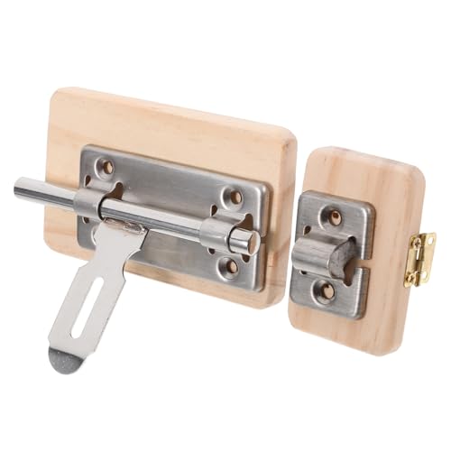 SOPOTUTU Holz Türverriegelung für Busy Board Langlebiges Sensorisches Sichere DIY Zubehörteile Fein Polierte Kanten Lernspielzeug für Kleinkinder Natürlicher Holzgriff SOPOTUTU Holz Türverriegelung für Busy Board Langlebiges Sensorisches Sichere DIY Zubehörteile Fein Polierte Kanten Lernspielzeug für Kleinkinder Natürlicher Holzgriff von SOPOTUTU
