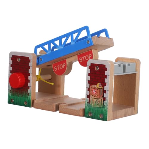 SOPOTUTU Holzeisenbahn Hubbrücke aus Holz Teiliges Zugspielzeug für Fördert Kreativität Kognitives Lernen und Interaktives Pädagogisches Holzspielzeug für Jungen und Mädchen SOPOTUTU Holzeisenbahn Hubbrücke aus Holz Teiliges Zugspielzeug für Fördert Kreativität Kognitives Lernen und Interaktives Pädagogisches Holzspielzeug für Jungen und Mädchen von SOPOTUTU
