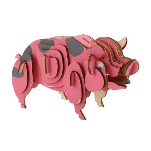 SOPOTUTU Holzpuzzle DIY Animal Puzzle Bausätze aus Holz 3D-Lernpuzzle Holzstiel-Puzzles DIY-Puzzle- 3D-Tierrätsel Bastelpuzzle aus Holz Bildungsrätsel für Rosa SOPOTUTU Holzpuzzle DIY Animal Puzzle Bausätze aus Holz 3D-Lernpuzzle Holzstiel-Puzzles DIY-Puzzle- 3D-Tierrätsel Bastelpuzzle aus Holz Bildungsrätsel für Rosa von SOPOTUTU