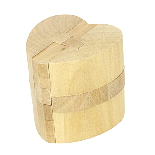 SOPOTUTU Holzpuzzle Herzförmiges Lock Puzzle für Frühkindliche Bildung Fördert Kreativität und Logisches Sicheres Design aus Hochwertigem Holz für Kreatives SOPOTUTU Holzpuzzle Herzförmiges Lock Puzzle für Frühkindliche Bildung Fördert Kreativität und Logisches Sicheres Design aus Hochwertigem Holz für Kreatives von SOPOTUTU