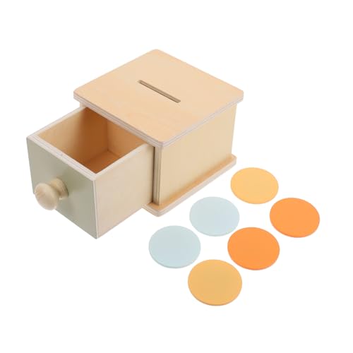 SOPOTUTU Holzspielzeug für Kleinkinder Interaktive Münzdisplay Box Fördert Feinmotorik Hand Augen Koordination Lernspielzeug für Monaten Attraktives Design für Spielzimmer SOPOTUTU Holzspielzeug für Kleinkinder Interaktive Münzdisplay Box Fördert Feinmotorik Hand Augen Koordination Lernspielzeug für Monaten Attraktives Design für Spielzimmer von SOPOTUTU