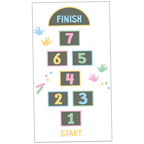 SOPOTUTU Hopscotch Bodenaufkleber Mit Lustige Wandtattoos Für Kinderzimmer Langlebig Und Strapazierfähig Für Innenräume Spielzimmer Und Kindergarten Fördert Aktives SOPOTUTU Hopscotch Bodenaufkleber Mit Lustige Wandtattoos Für Kinderzimmer Langlebig Und Strapazierfähig Für Innenräume Spielzimmer Und Kindergarten Fördert Aktives von SOPOTUTU