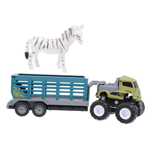 SOPOTUTU Inertial Tieranhänger LKW Modell aus Legierung Großes Farbenfrohes Fahrzeug für Realistischer Zugfahrzeug Anhänger Geschenk für Eltern Junge Mädchen Spiele Zufällige Farbe SOPOTUTU Inertial Tieranhänger LKW Modell aus Legierung Großes Farbenfrohes Fahrzeug für Realistischer Zugfahrzeug Anhänger Geschenk für Eltern Junge Mädchen Spiele Zufällige Farbe von SOPOTUTU