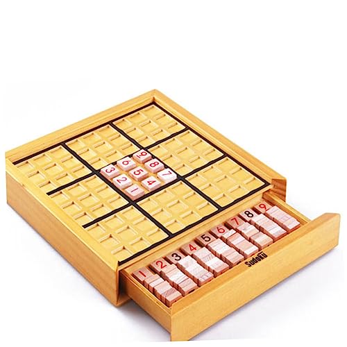 SOPOTUTU Intelligentes Sudoku Holzspiel für Erwachsene Logisches Denkspiel Brettspiel mit Zahlen Langlebiges DIY Puzzle Kreatives Party und Familienspiel Glatte Oberfläche Sicher und SOPOTUTU Intelligentes Sudoku Holzspiel für Erwachsene Logisches Denkspiel Brettspiel mit Zahlen Langlebiges DIY Puzzle Kreatives Party und Familienspiel Glatte Oberfläche Sicher und von SOPOTUTU
