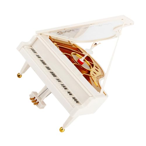 SOPOTUTU Kasten Musikbox Figuren geformt Ballett Retro Ballerina Miniatur Gold Haushalt empfindlich Ornament Festival Musical klassisch elegant klein Mädchen Instrument Tisch Plastik von SOPOTUTU