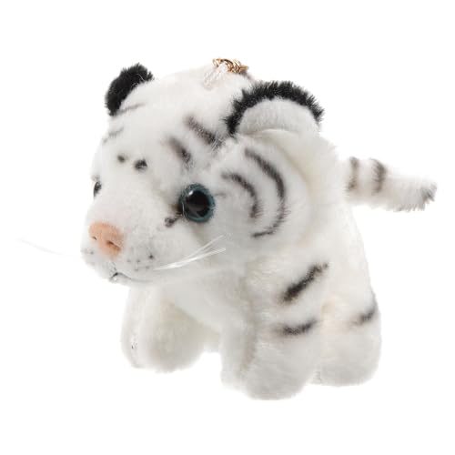 SOPOTUTU Kawaii Plüschtier Schlüsselanhänger Weißer Tiger Weiches DIY Anhänger Handtaschenschmuck Niedliches Tier Hängedekor für Freunde Kreativer Bastelanhänger Zufällige SOPOTUTU Kawaii Plüschtier Schlüsselanhänger Weißer Tiger Weiches DIY Anhänger Handtaschenschmuck Niedliches Tier Hängedekor für Freunde Kreativer Bastelanhänger Zufällige von SOPOTUTU