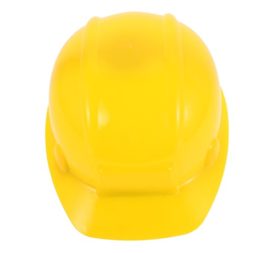 SOPOTUTU Kinderfeuerhut bauarbeiter kopfschutz Baustellenhelm Bauhüte für Bauhelm Bau Hut Schutzhelme aus Kunststoff Schutzhelm mit Anstoßkappe Plastik Yellow von SOPOTUTU