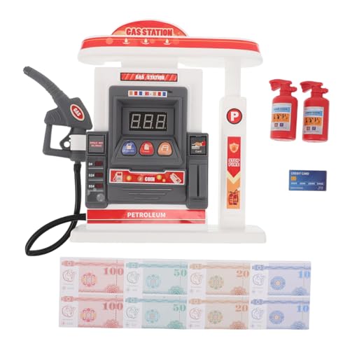 SOPOTUTU Kinderspielzeug Tankstellen mit Licht und Sound Interaktives Miniatur Gasstation Modell Realistische Zapfsäule mit Kartenzahlung Pädagogisches Rollenspiel für Vorschulkinder und SOPOTUTU Kinderspielzeug Tankstellen mit Licht und Sound Interaktives Miniatur Gasstation Modell Realistische Zapfsäule mit Kartenzahlung Pädagogisches Rollenspiel für Vorschulkinder und von SOPOTUTU